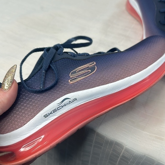 Skechers Shoes Womens Size 8.5 Skech Air Element 2.0 Athletic 149062 Navy Pink - Picture 7 of 10